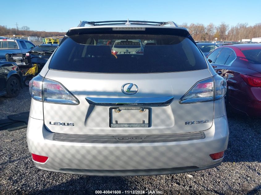 2010 Lexus Rx 350 VIN: 2T2BK1BA4AC057125 Lot: 40841608