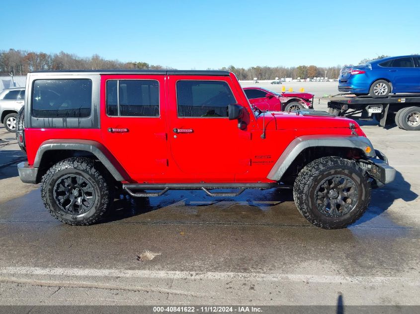 2016 Jeep Wrangler Unlimited Sport VIN: 1C4BJWDG9GL243833 Lot: 40841622