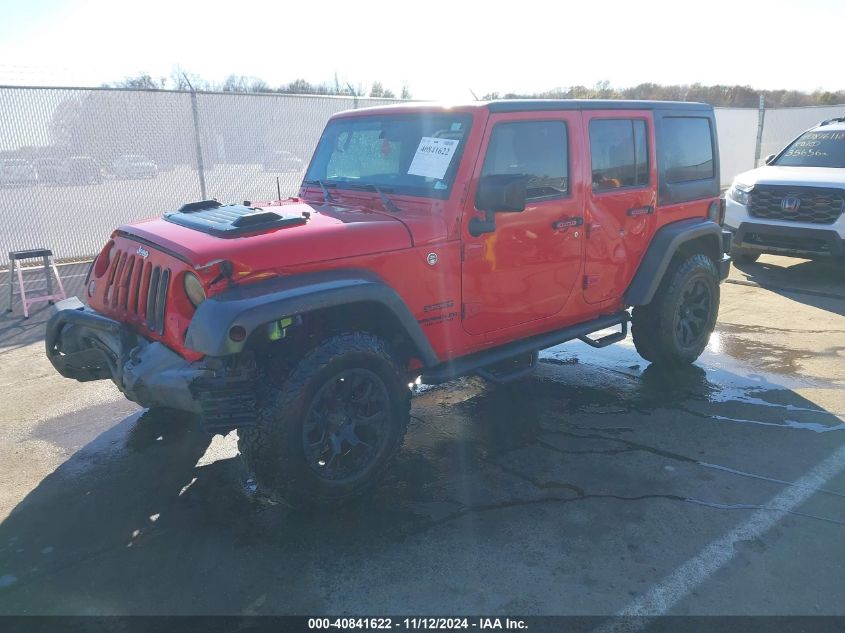 2016 Jeep Wrangler Unlimited Sport VIN: 1C4BJWDG9GL243833 Lot: 40841622