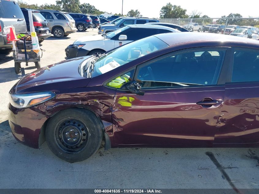 2018 Kia Forte Lx VIN: 3KPFK4A77JE209946 Lot: 40841635