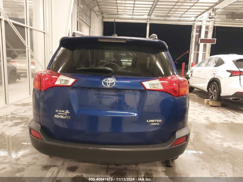 2015 Toyota Rav4 Limited VIN: 2T3DFREV4FW378528 Lot: 40841673