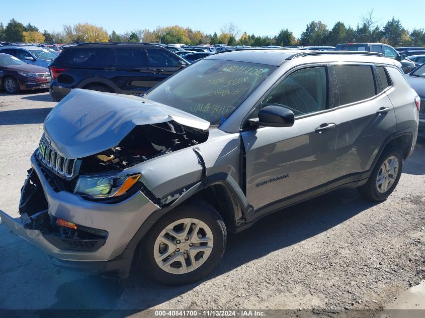 2020 JEEP COMPASS SPORT 4X4 - 3C4NJDABXLT219467