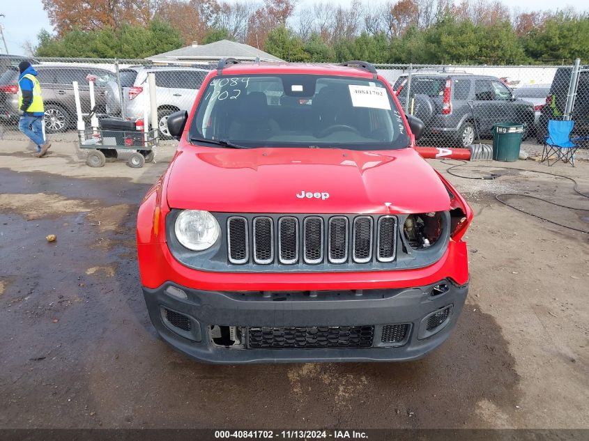 2018 Jeep Renegade Sport Fwd VIN: ZACCJAAB5JPG69036 Lot: 40841702