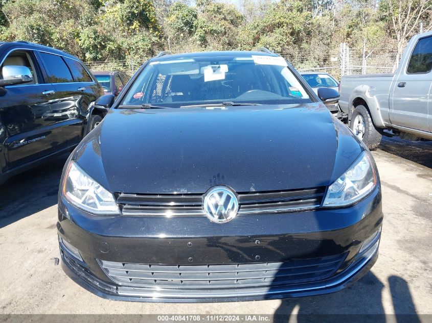 2015 Volkswagen Golf Sportwagen Tsi Sel 4-Door VIN: 3VWC17AU0FM505527 Lot: 40841708