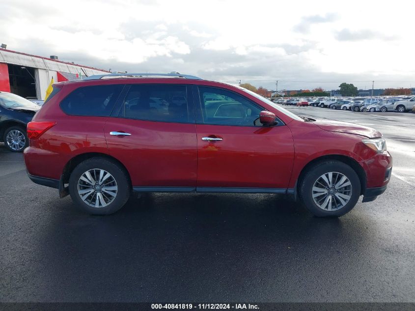 2018 Nissan Pathfinder Sv VIN: 5N1DR2MN5JC626504 Lot: 40841819