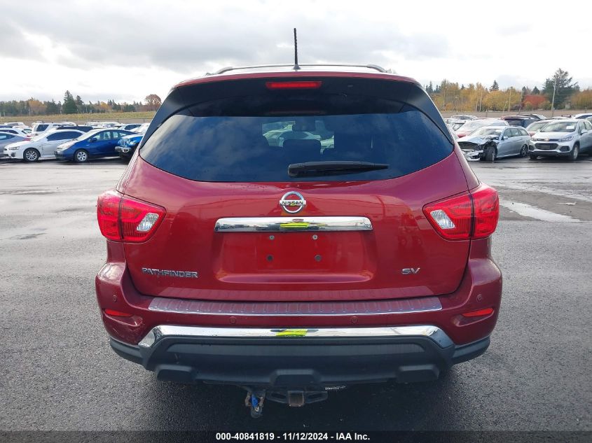 2018 Nissan Pathfinder Sv VIN: 5N1DR2MN5JC626504 Lot: 40841819