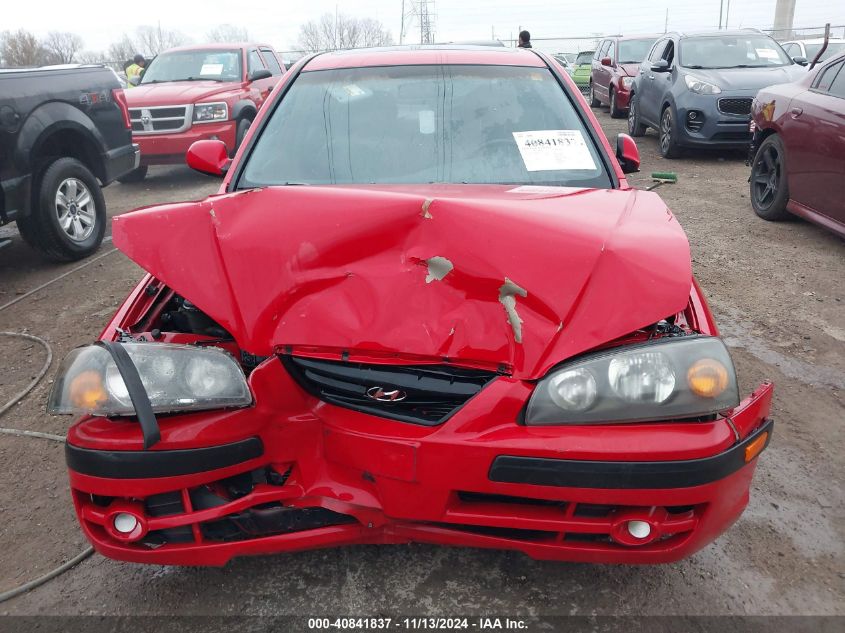 2005 Hyundai Elantra Gls/Gt VIN: KMHDN56D65U132749 Lot: 40841837