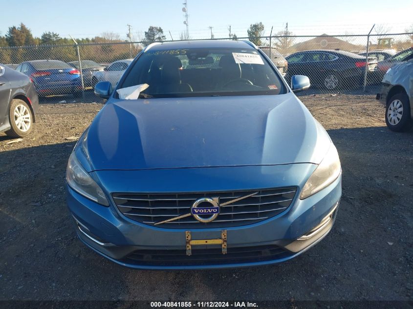 2015 Volvo V60 T5 Premier Plus VIN: YV140MEC0F1182534 Lot: 40841855