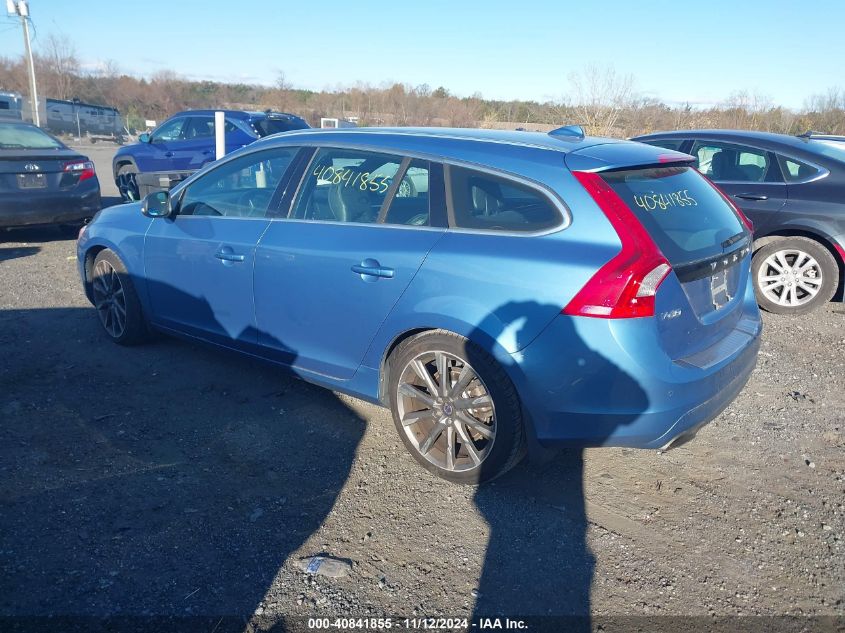 2015 Volvo V60 T5 Premier Plus VIN: YV140MEC0F1182534 Lot: 40841855