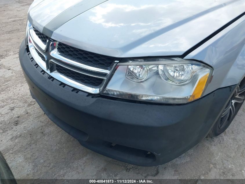 2013 DODGE AVENGER SE V6 - 1C3CDZAGXDN587371