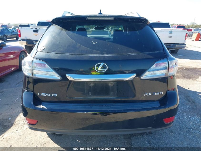 2010 Lexus Rx 350 VIN: 2T2ZK1BA6AC001668 Lot: 40841877