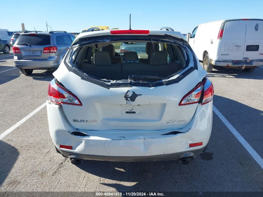 2013 Nissan Murano Sv VIN: JN8AZ1MW4DW300680 Lot: 40841878