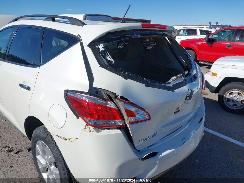 2013 Nissan Murano Sv VIN: JN8AZ1MW4DW300680 Lot: 40841878