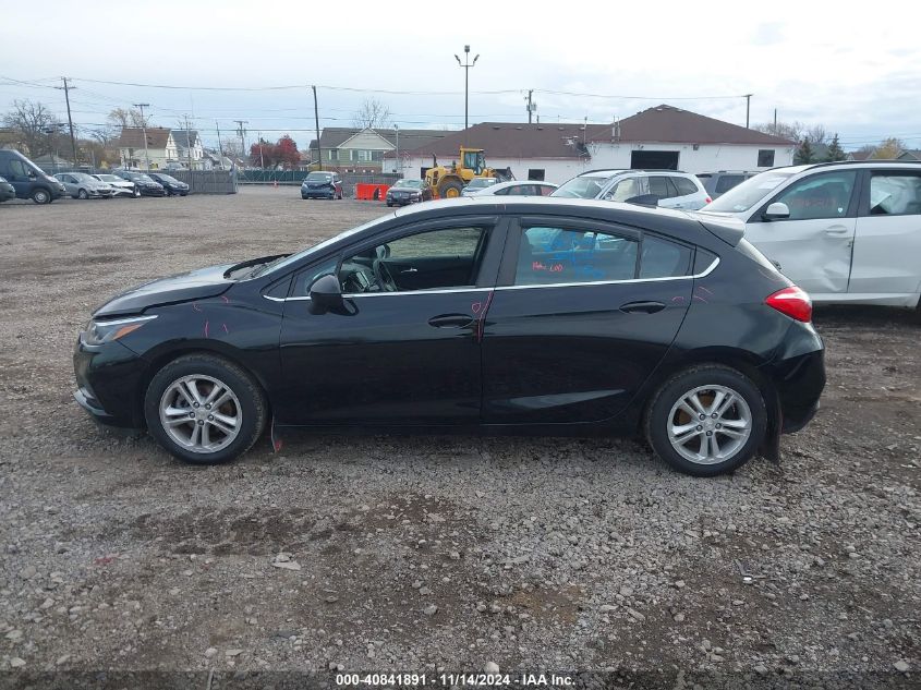 2017 Chevrolet Cruze Lt Auto VIN: 3G1BE6SM9HS601398 Lot: 40841891