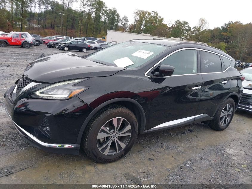 2023 Nissan Murano Sv Intelligent Awd VIN: 5N1AZ2BS3PC111411 Lot: 40841895