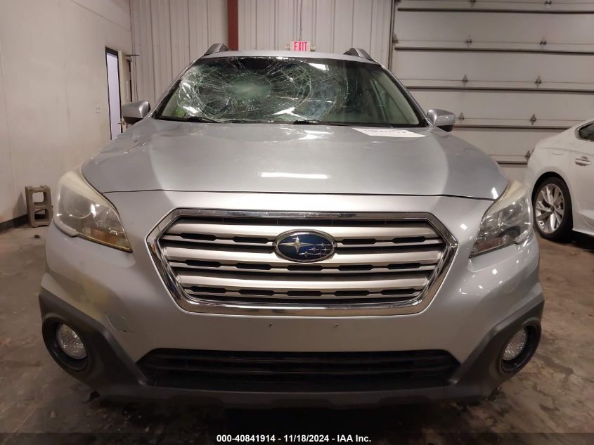 2015 Subaru Outback 2.5I Premium VIN: 4S4BSBCC0F3304386 Lot: 40841914