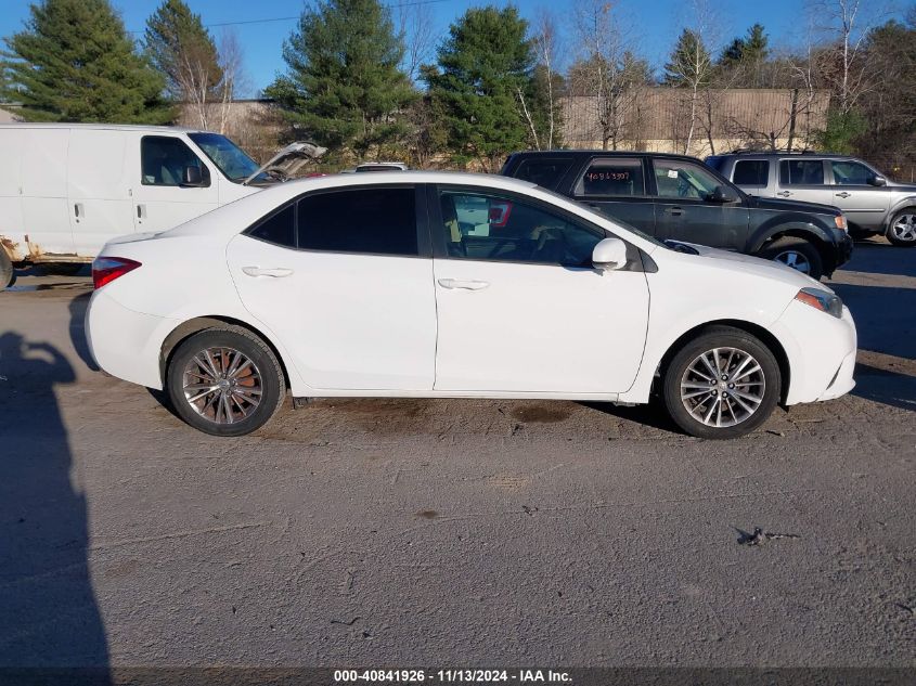 2014 Toyota Corolla Le Plus VIN: 5YFBURHE2EP047576 Lot: 40841926