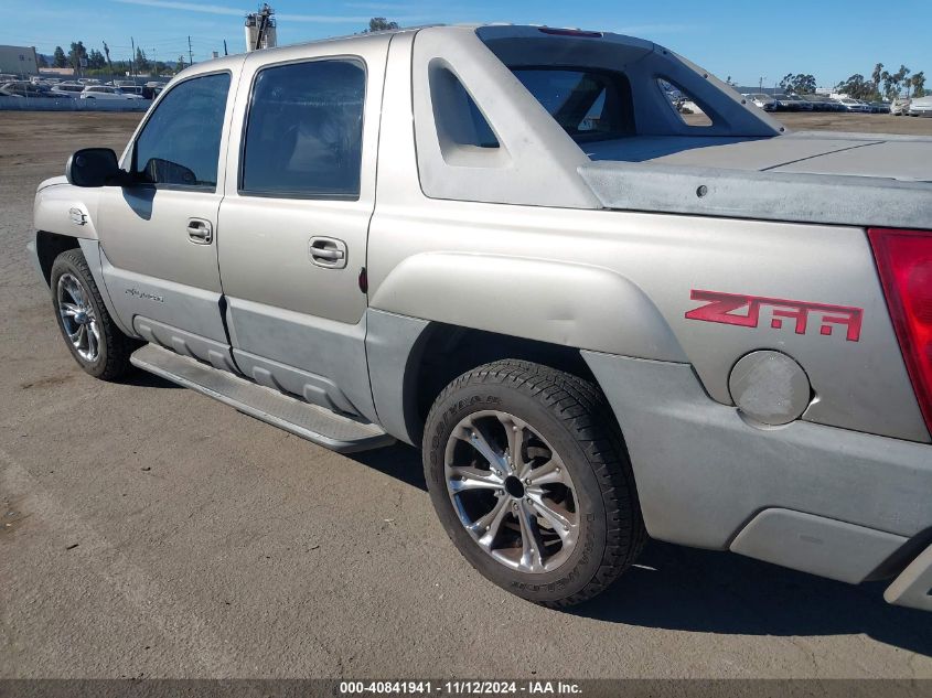 2002 Chevrolet Avalanche 1500 VIN: 3GNEC13T12G304811 Lot: 40841941