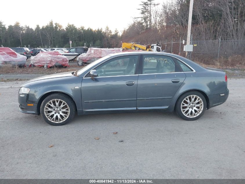 2008 Audi A4 2.0T/2.0T Special Edition VIN: WAUDF78E28A138683 Lot: 40841942