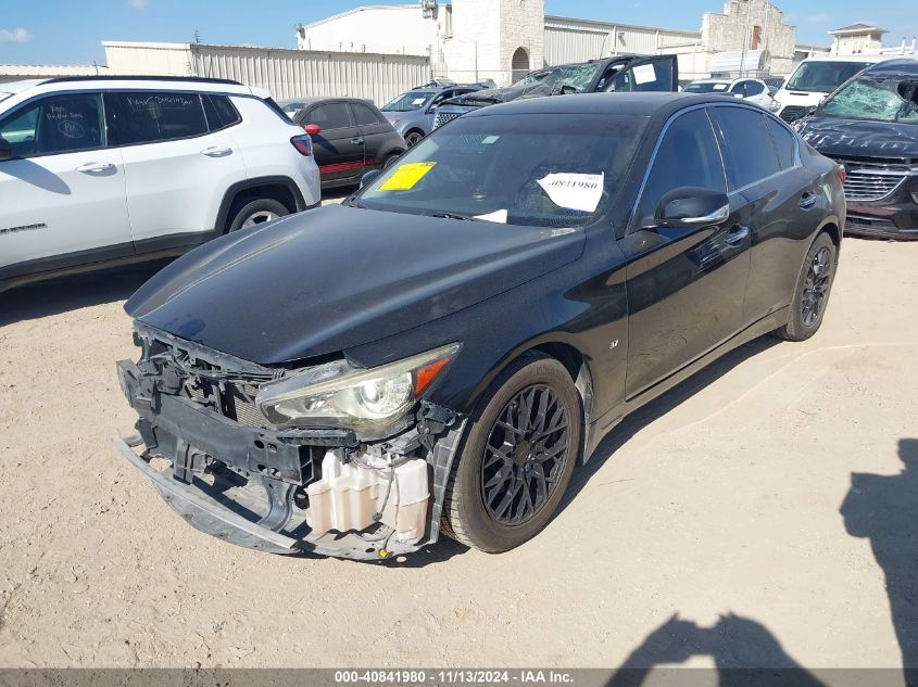 2014 Infiniti Q50 Premium VIN: JN1BV7AR3EM699739 Lot: 40841980