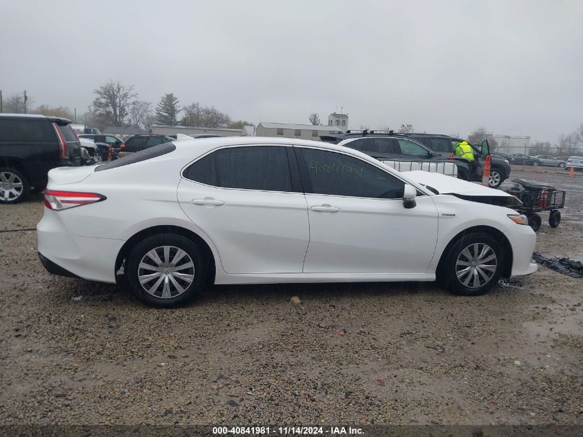 2019 Toyota Camry Hybrid Le VIN: 4T1B31HK3KU511656 Lot: 40841981