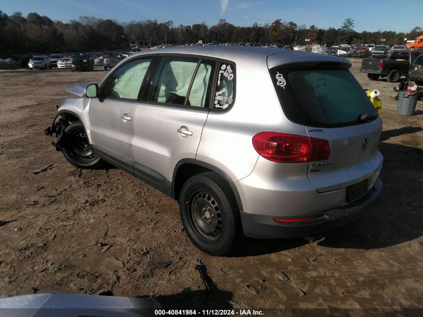 2017 Volkswagen Tiguan 2.0T/2.0T S VIN: WVGAV7AX0HK047714 Lot: 40841984