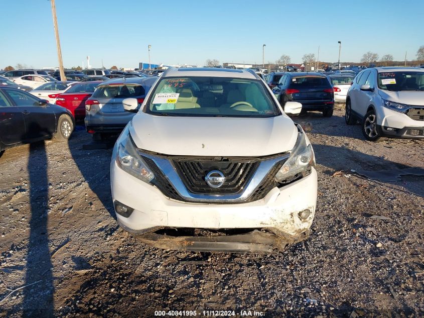 2015 Nissan Murano Platinum VIN: 5N1AZ2MH0FN220929 Lot: 40841995