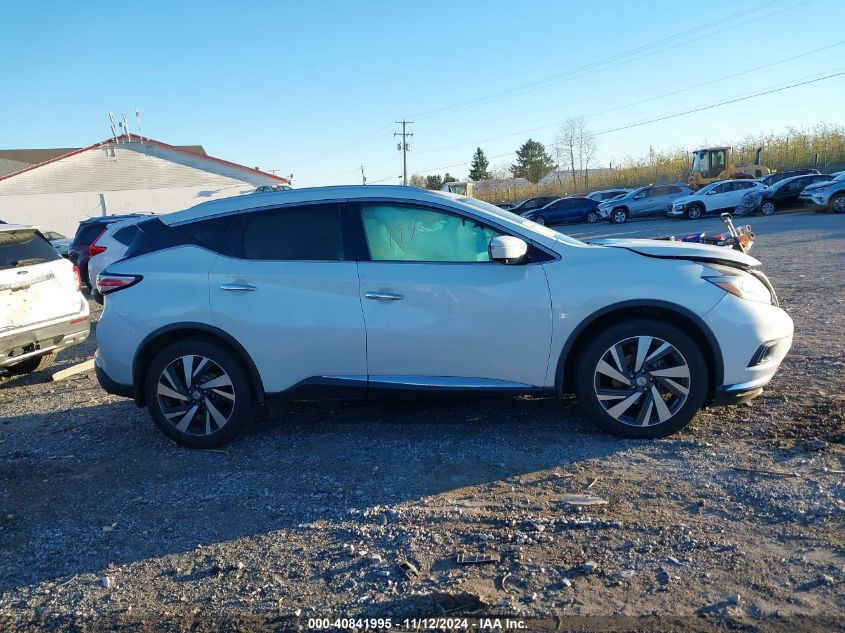 2015 Nissan Murano Platinum VIN: 5N1AZ2MH0FN220929 Lot: 40841995