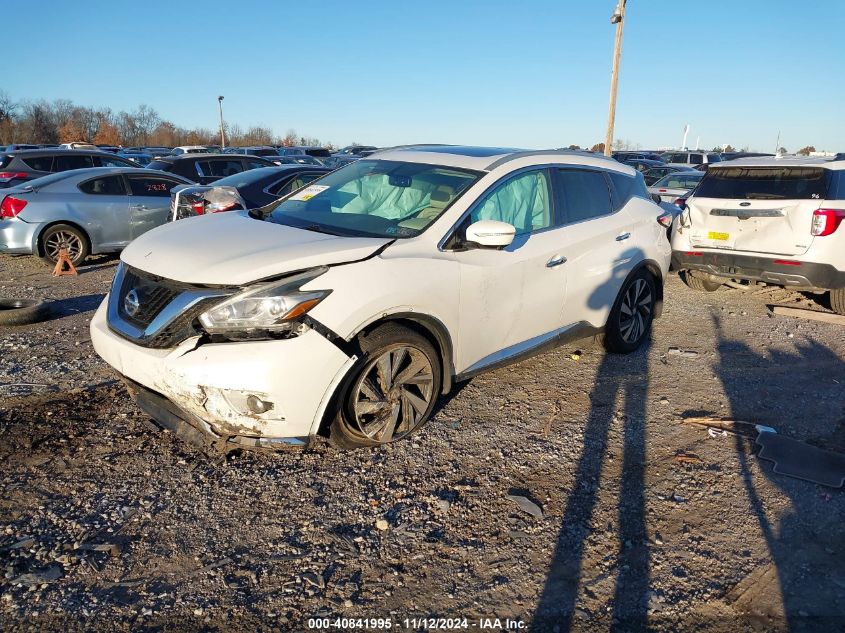 2015 Nissan Murano Platinum VIN: 5N1AZ2MH0FN220929 Lot: 40841995