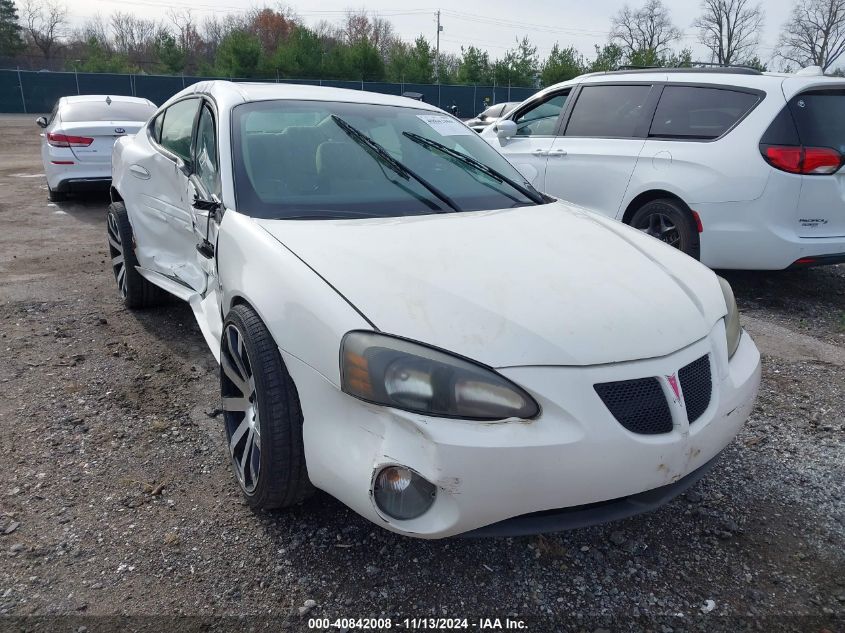 2008 Pontiac Grand Prix VIN: 2G2WP552981162176 Lot: 40842008