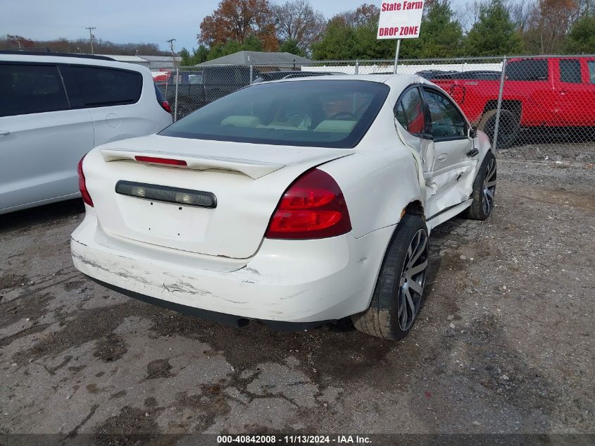 2008 Pontiac Grand Prix VIN: 2G2WP552981162176 Lot: 40842008