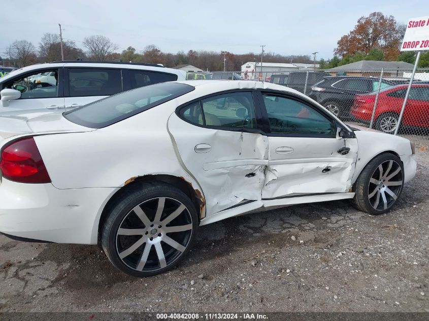 2008 Pontiac Grand Prix VIN: 2G2WP552981162176 Lot: 40842008