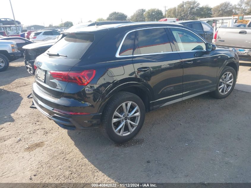 2022 Audi Q3 Premium Plus 45 Tfsi S Line Quattro Tiptronic VIN: WA1EECF37N1096926 Lot: 40842022