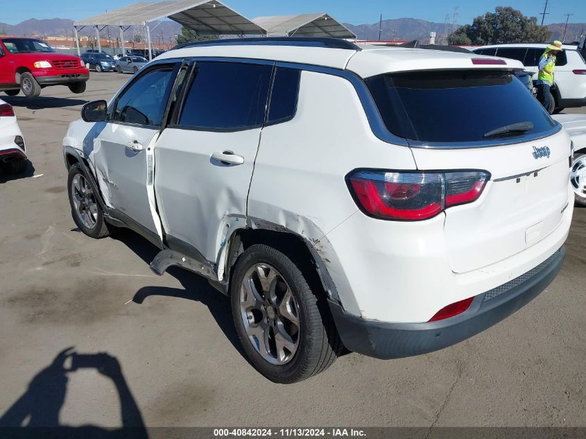 2018 Jeep Compass Limited Fwd VIN: 3C4NJCCB5JT362198 Lot: 40842024