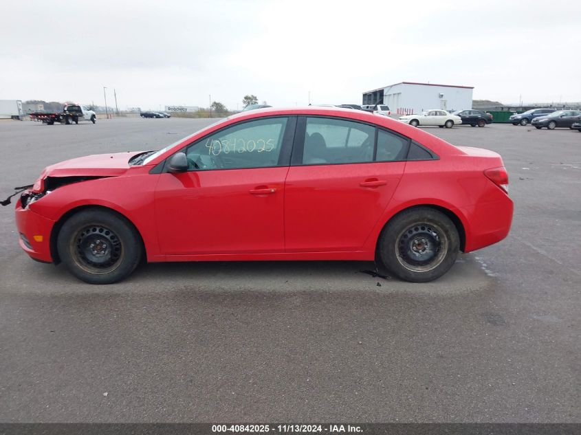 2014 Chevrolet Cruze Ls Auto VIN: 1G1PA5SH3E7281262 Lot: 40842025