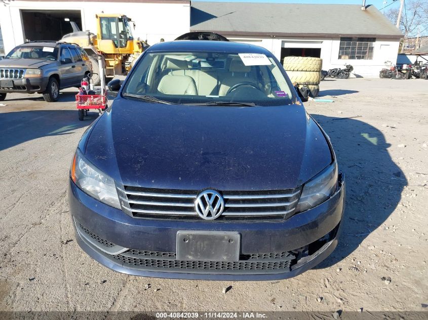 2014 Volkswagen Passat 2.5L Se VIN: 1VWBP7A35EC012752 Lot: 40842039