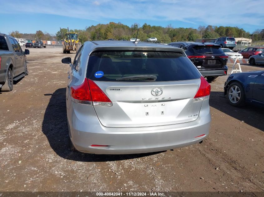 2012 Toyota Venza Le VIN: 4T3BA3BB9CU032905 Lot: 40842041