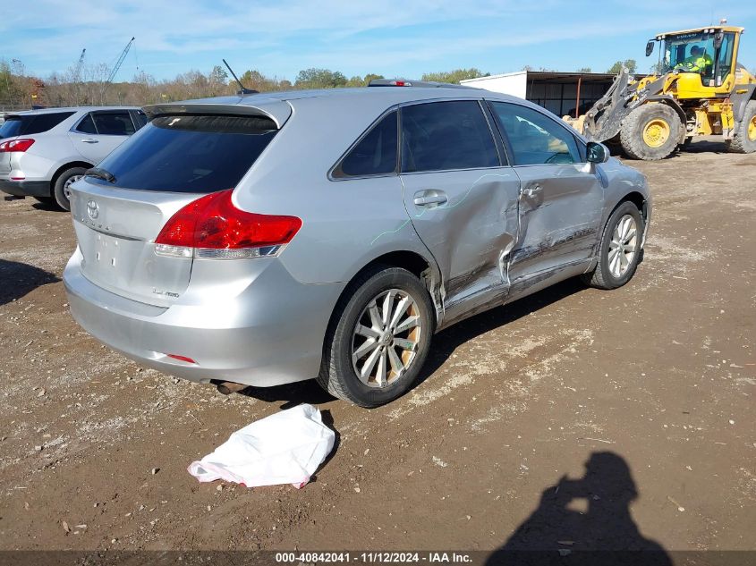 2012 Toyota Venza Le VIN: 4T3BA3BB9CU032905 Lot: 40842041