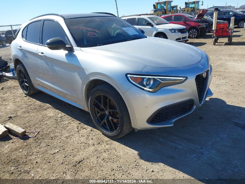 VIN ZASPAKBNXM7D09883 2021 Alfa Romeo Stelvio, Ti S... no.1