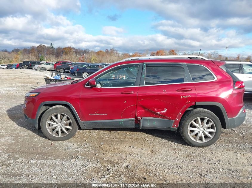 2017 Jeep Cherokee Limited 4X4 VIN: 1C4PJMDS1HW615874 Lot: 40842134