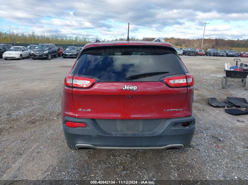 2017 Jeep Cherokee Limited 4X4 VIN: 1C4PJMDS1HW615874 Lot: 40842134