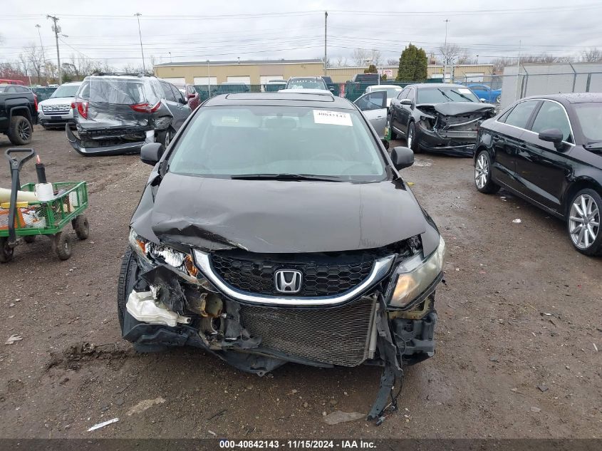 2013 Honda Civic Ex-L VIN: 2HGFB2F91DH500239 Lot: 40842143