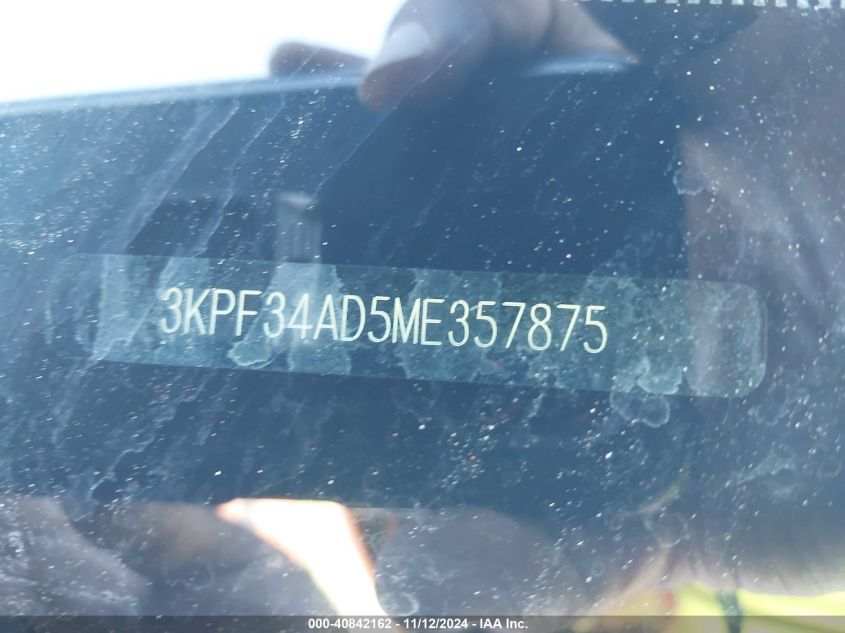 2021 KIA FORTE GT-LINE - 3KPF34AD5ME357875