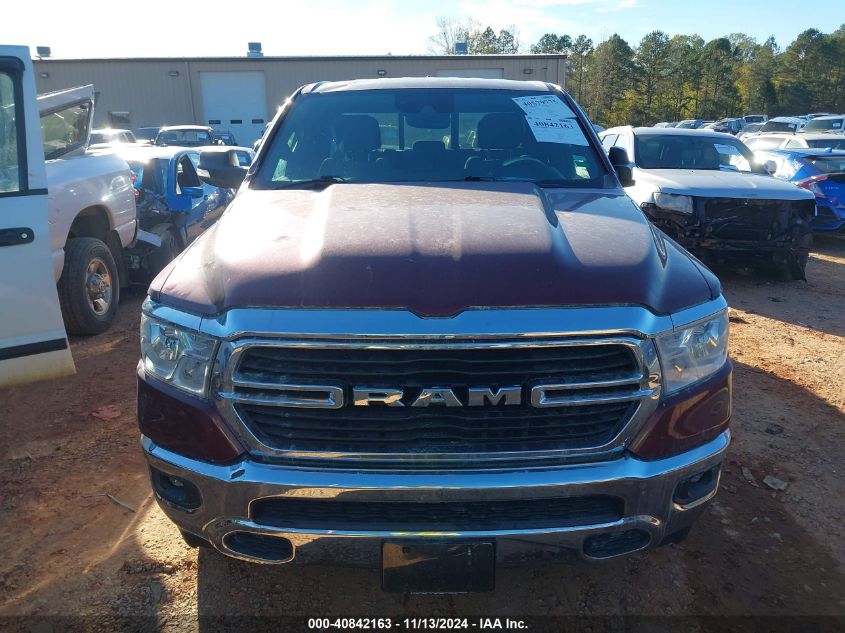 2021 Ram 1500 Big Horn 4X4 6'4 Box VIN: 1C6SRFBT9MN599828 Lot: 40842163