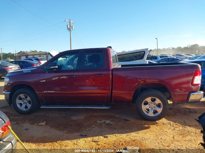 2021 Ram 1500 Big Horn 4X4 6'4 Box VIN: 1C6SRFBT9MN599828 Lot: 40842163