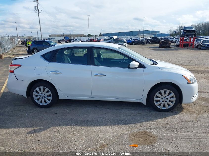 2014 Nissan Sentra Fe+ S/Fe+ Sv/S/Sl/Sr/Sv VIN: 3N1AB7AP4EY252126 Lot: 40842176