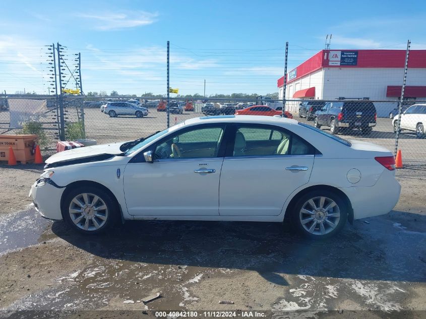 2012 Lincoln Mkz VIN: 3LNHL2JC0CR800263 Lot: 40842180