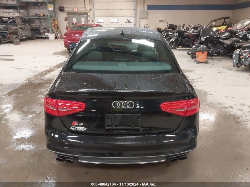 2014 Audi S4 3.0T Premium Plus VIN: WAUBGASL9EA001206 Lot: 40842184