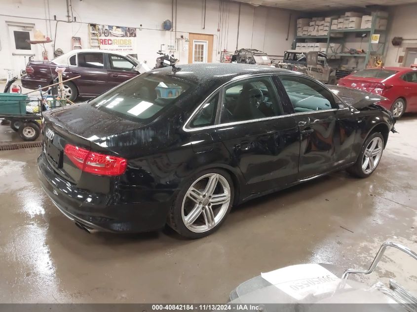 2014 Audi S4 3.0T Premium Plus VIN: WAUBGASL9EA001206 Lot: 40842184