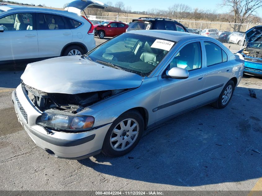 2002 Volvo S60 2.4 VIN: YV1RS61R322111418 Lot: 40842204